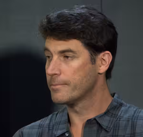 John Viener on the Family Guy panel at New York Comic Con in October 2018.