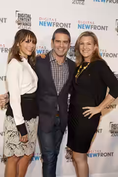 Rashida Jones, Andy Cohen, and Krista Smith (2012)