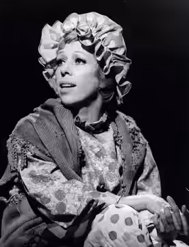 Photo of Carol Burnett as the charwoman character from the television program The Carol Burnett Show. (1974)