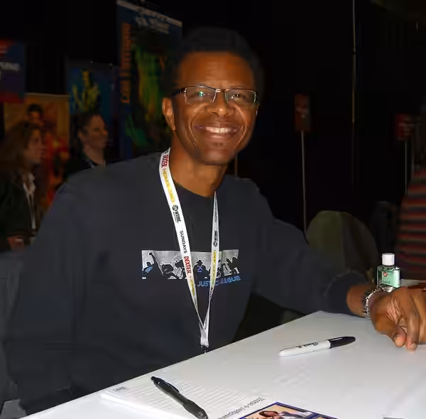 Actor and voice actor Phil LaMarr on Day 2 of the 2012 New York Comic Con, Friday October 12, 2012 at the Jacob K. Javits Convention Center in Manhattan. This p