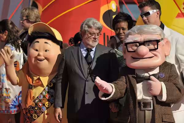 66ème Festival du Cinéma de Venise (Mostra), 5ème jour (06/09/2009) Geaorges Lucas et les réalisateurs de Pixar receoivent un Lion d'Or pour l'ensemble de leur 