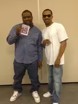 Mike Epps &amp; a fan in Houston February 1, 2013