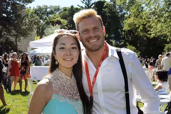 Emily Piggford and alumnus Pat Mills - who both have films screening in TIFF! - join us for the CFC Annual BBQ Fundraiser. Photos by: Danilo Ursini (2014)