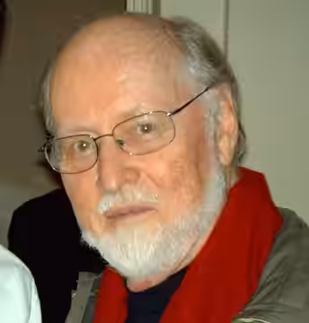 John Williams at the Boston Symphony Hall after he conducted the Boston Pops. May 2006.