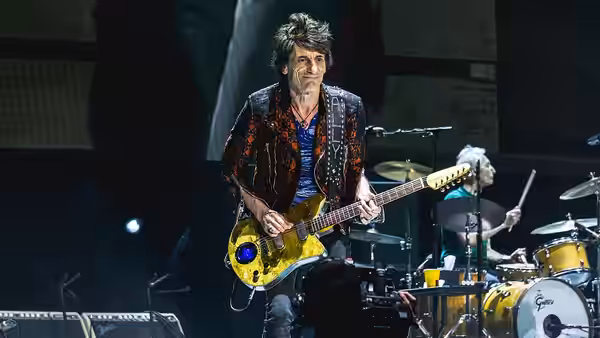 A performance by the Rolling Stones on October 7, 2016 from the music festival Desert Trip, held at the Empire Polo Club