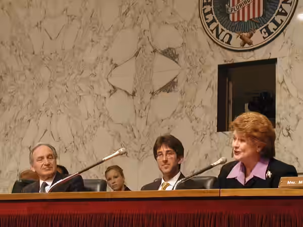On May 22, I introduced Muhammad Ali, a Michigan resident, at the Appropriations Committee's Labor-HHS Subcommittee. (2002)