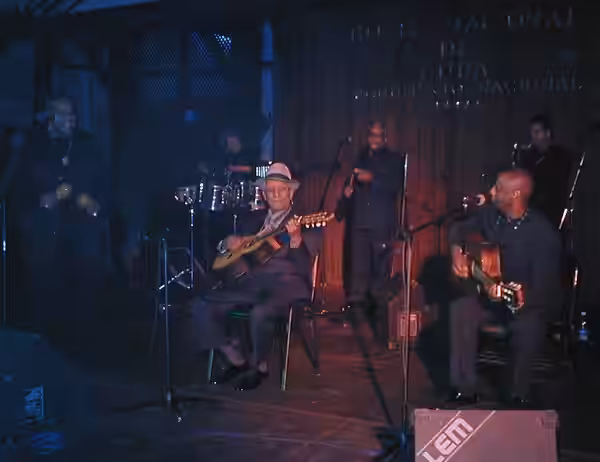 Compay Segundo at Hotel Nacional, Havana, Cuba. (2002)