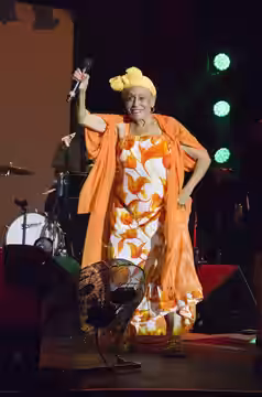 Das Zelt-Musik-Festival 2015 in Freiburg im Breisgau. 06.07.2015 Orquesta Buena Vista Social Club Omara Portuondo