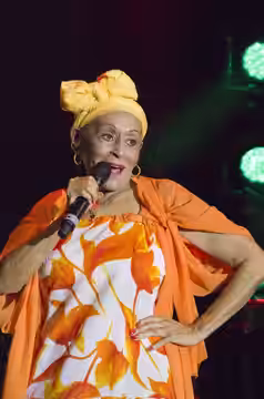 Das Zelt-Musik-Festival 2015 in Freiburg im Breisgau. 06.07.2015 Orquesta Buena Vista Social Club Omara Portuondo
