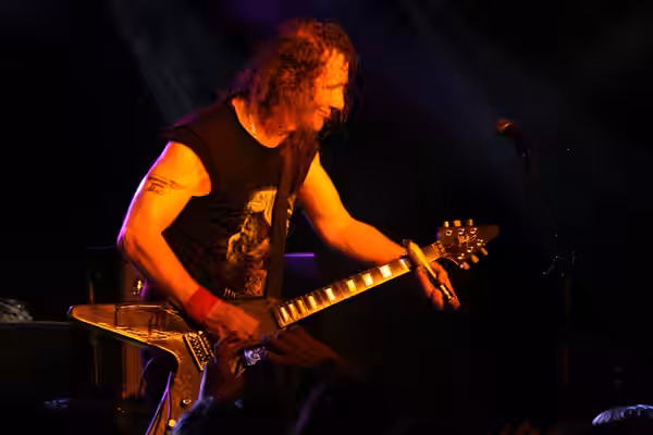 ANVIL(Band)-Steve "Lips" Kudlow-Live at "Colos-Saal" in Aschaffenburg, Germany (2011)
