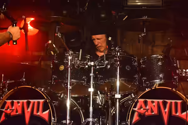 Robb Reiner von Anvil beim Headbangers Open Air 2014