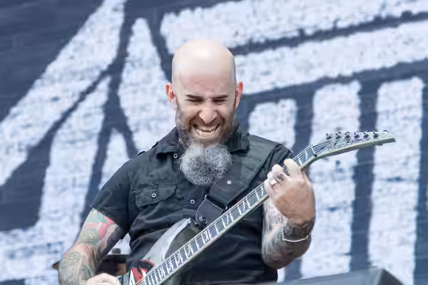 Scott Ian from Anthrax at Nova Rock 2014