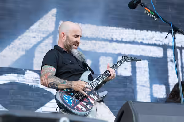 Scott Ian from Anthrax at Nova Rock 2014