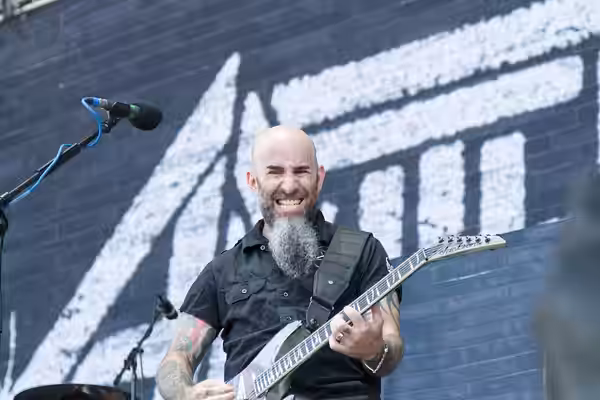 Scott Ian from Anthrax at Nova Rock 2014