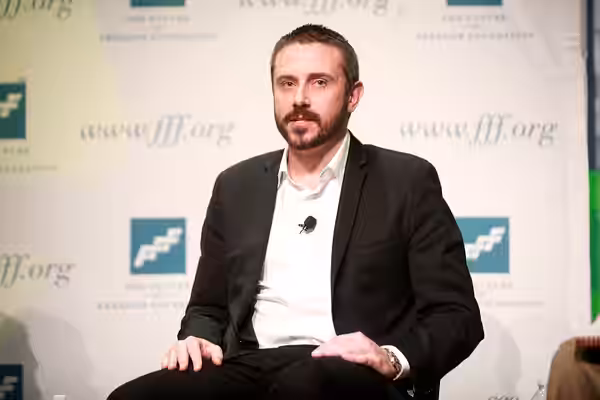 Jeremy Scahill speaking at the 2014 International Students for Liberty Conference (ISFLC) in Washington, D.C. Please attribute to Gage Skidmore if used elsewher