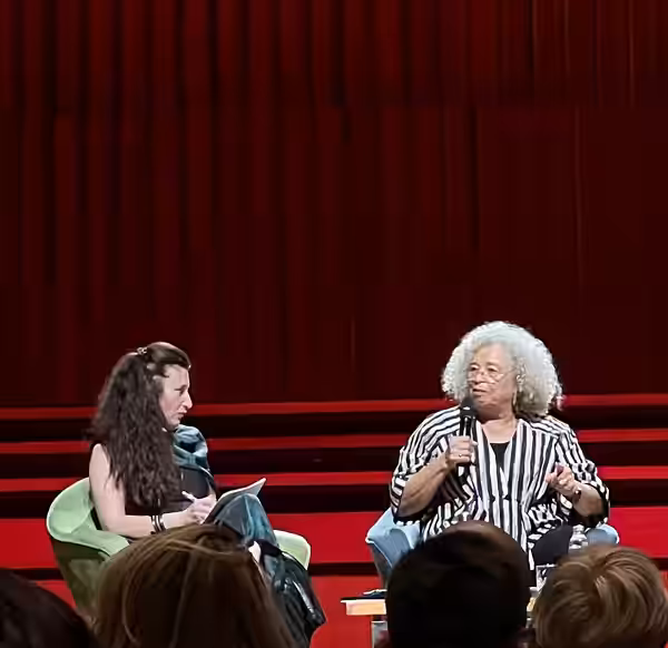 Angela Davis lecture and conversation, Vatroslav Lisinski Hall, Zagreb 2024