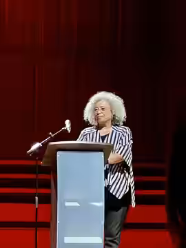 Angela Davis lecture and conversation, Vatroslav Lisinski Hall, Zagreb 2024