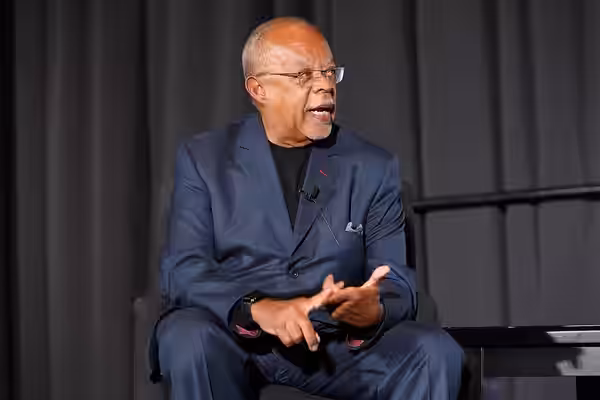 Henry Louis Gates Jr. speaks on a panel about race in America on the Understanding Our World Stage at the National Book Festival, August 31, 2019. Photo by Shaw