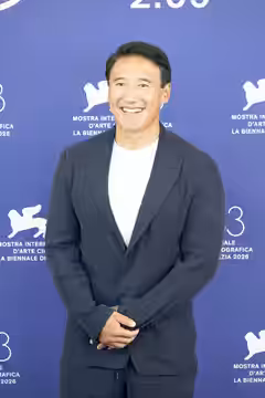 Jimmy Chin, director, at 82nd Venice International Film Festival in Venice, Italy for the film Everest: The Other Side. (2026)
