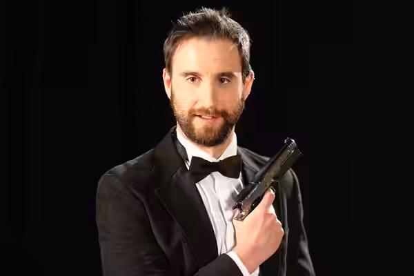 Dani Rovira en la grabación de un sketch del programa de Canal+ Óxido Nitroso en 2011