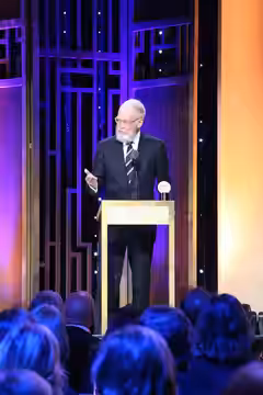 David Letterman accepting his Individual Peabody Award. (Photo/Sarah E. Freeman/Grady College, freemans@uga.edu in New York City, Georgia, on Saturday, May 21,  (2016)
