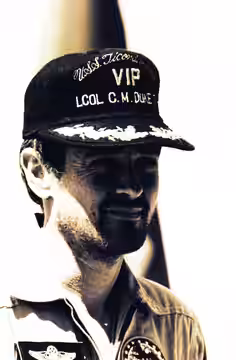 428-GX-USN 1152798: Pacific Ocean. Lieutenant Colonel Charles M. Duke, Jr., Lunar Module Pilot for the Apollo 16 space trip, shows the growth of beard during th (2016)
