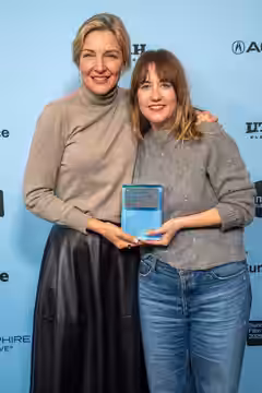 Michelle Walshe and Lindsay Utz at the 2025 Sundance Film Festival Awards