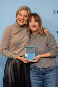 Michelle Walshe and Lindsay Utz at the 2025 Sundance Film Festival Awards