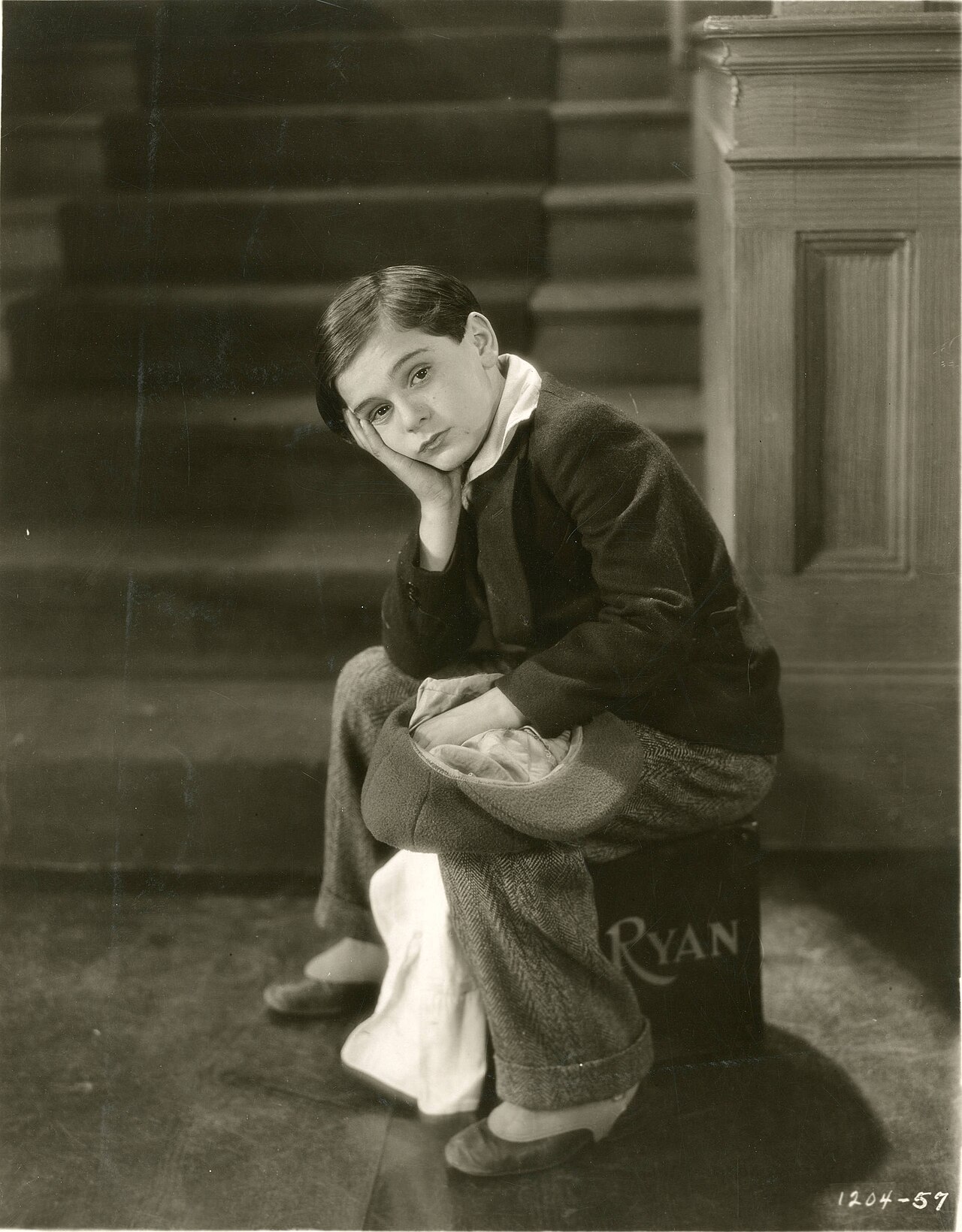 Film juvenile Frankie Darro. Subjects (LCTGM): children as actors (1929)