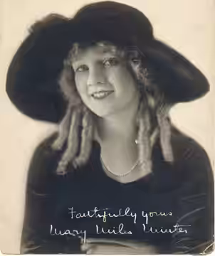 Mary Miles Minter. Portrait by Cinematographer James Wong Howe, 1923.