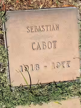 Sebastian Cabot Grave Westwood Village Memorial Park Cemetery Los Angeles CA (2017)