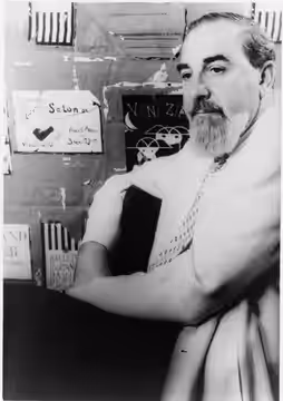 Albert "Al" Hirschfeld photographed by Carl Van Vechten.