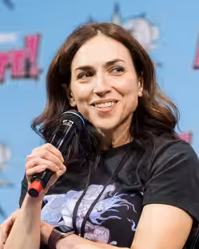 Eden Riegel speaking at Knights of Guinevere QA at Aniimate! Columbus in Columbus, OH in June 2026