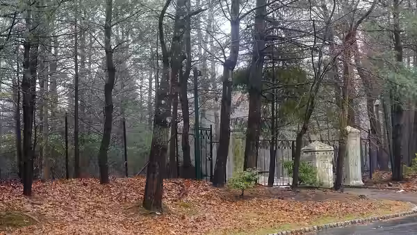 Front entrance to Whitney Houston's Mendham, N.J., home. (2013)