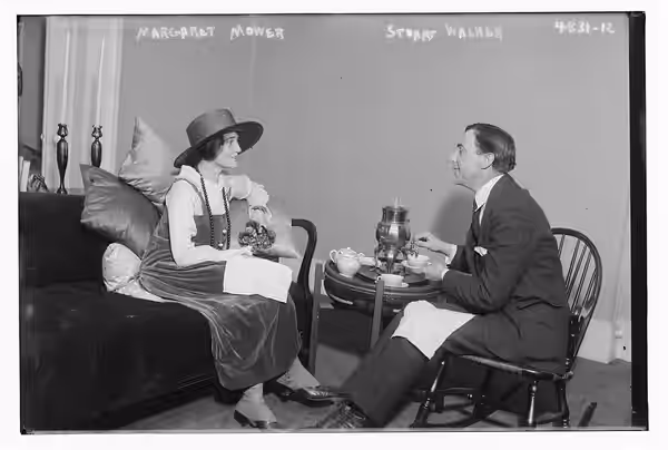 Title: Margaret Mower &amp; Stuart Walker Abstract/medium: 1 negative : glass ; 5 x 7 in. or smaller.