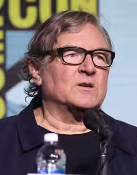 Lorenzo di Bonaventura speaking at the 2024 San Diego Comic-Con International in San Diego, California.