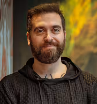 Tomm Moore photographed by Dylan Vaughan in Butler Gallery Kilkenny Ireland (2020)