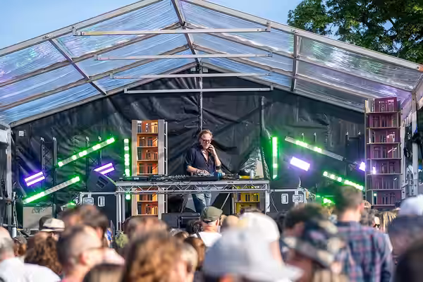 A scene from the Wide Awake Festival at Brockwell Park in London, England, UK, on May 25, 2024