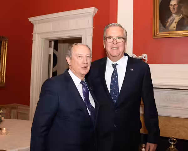 Governor Hogan, The First Lady, and Lt. Governor Rutherford Enjoy Brunch With Guests Before the Inauguration. by Staff Photographers at Government house, Annapo (2019)