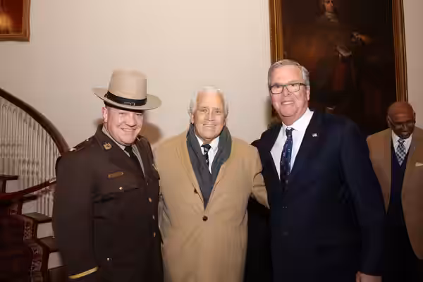 Governor Hogan, The First Lady, and Lt. Governor Rutherford Enjoy Brunch With Guests Before the Inauguration. by Staff Photographers at Government house, Annapo (2019)