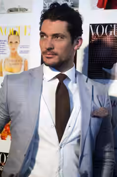 David Gandy photographed at the 2013 Vogue Festival by Evelina Vazgyte