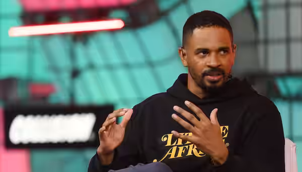 23 June 2022; Damon Wayans Jr, Co-founder, Special Guest App, on Centre Stage, during day three of Collision 2022 at Enercare Centre in Toronto, Canada. Photo b