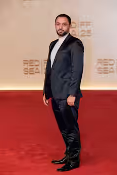 Karim Amer attends the The Settlement screening at the Red Sea International Film Festival 2025 on December 10, 2025 in Jeddah, Saudi Arabia (1)