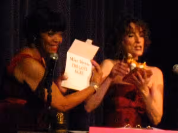 Mike Myers receives the Worst Actor of the Year at the Razzies. (2009)