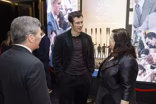 On December 14, 2023, Dame Karen Pierce, British Ambassador to the United States, gave opening remarks at the Motion Picture Association's premiere of The Boys 
