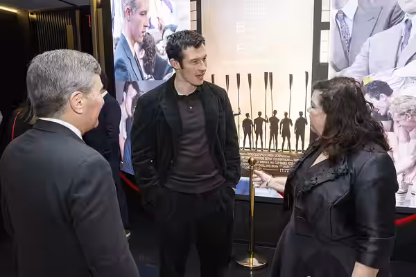 On December 14, 2023, Dame Karen Pierce, British Ambassador to the United States, gave opening remarks at the Motion Picture Association's premiere of The Boys 