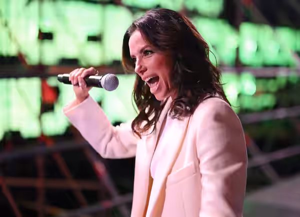 4 November 2022; Eva Longoria, Actress &amp; Producer; Founder, Eva Longoria Foundation, on Centre stage during day three of Web Summit 2022 at the Altice Arena