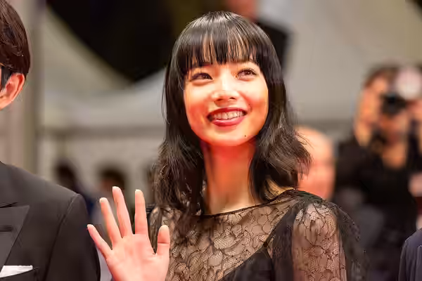 Nana Komatsu at 2025 Cannes Red Carpet for Exit 8