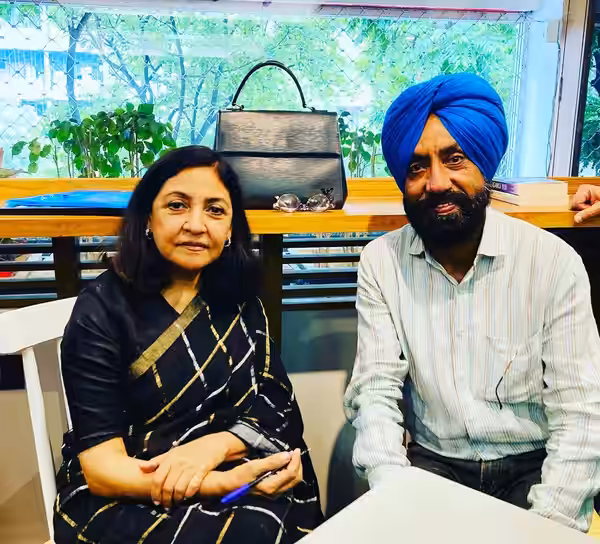 Deepti Naval is an Indian-born American actress, director, and writer primarily active in Hindi cinema .This image is taken in Chandigarh on 5 August 2022 at th