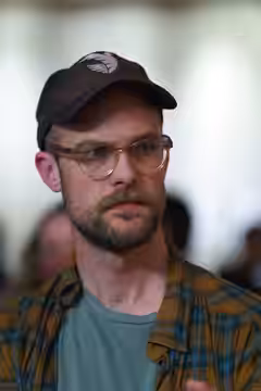 Daniel Scheinert at the world premiere of Civil War at South by Southwest 2024